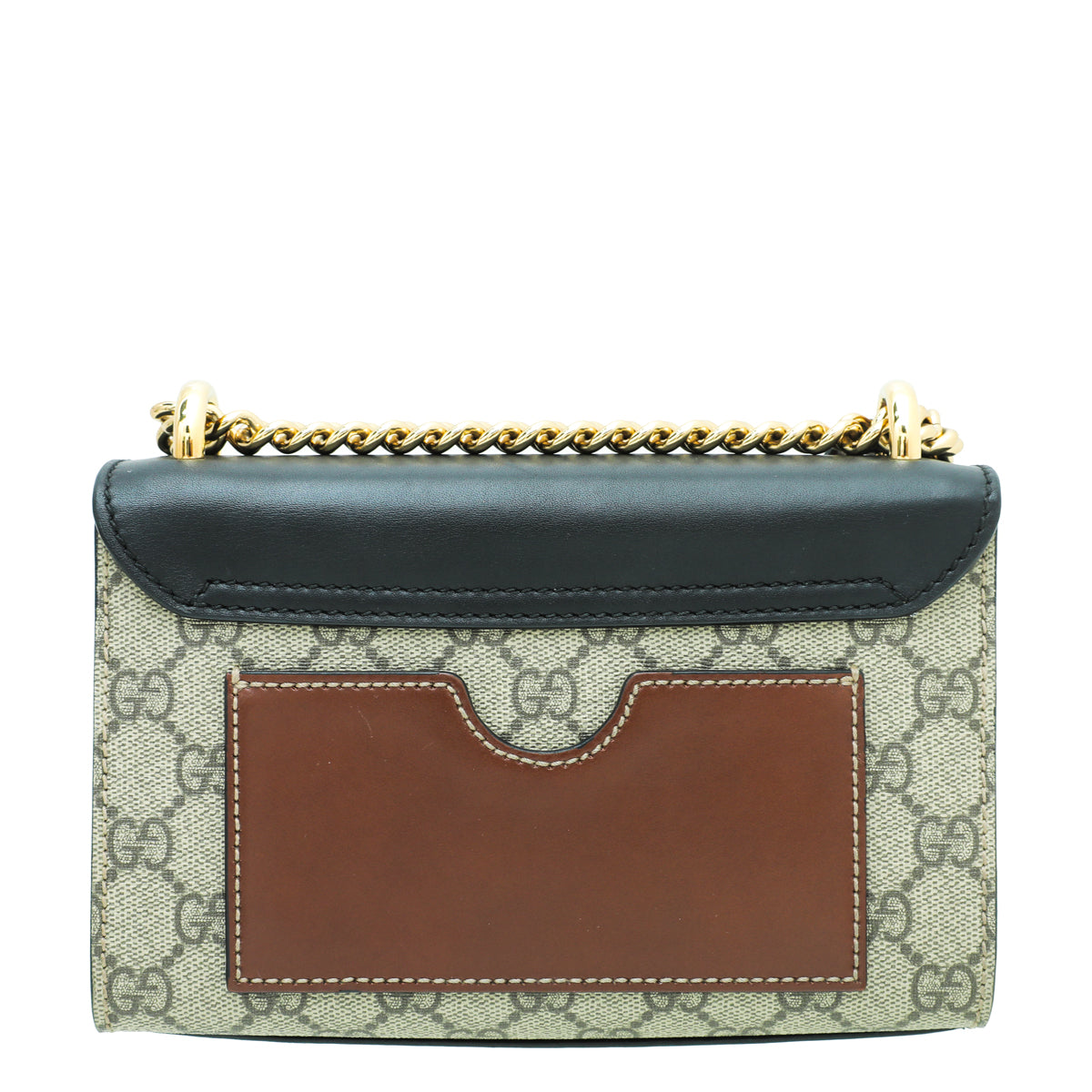 Gucci Bicolor GG Supreme Padlock Small Bag
