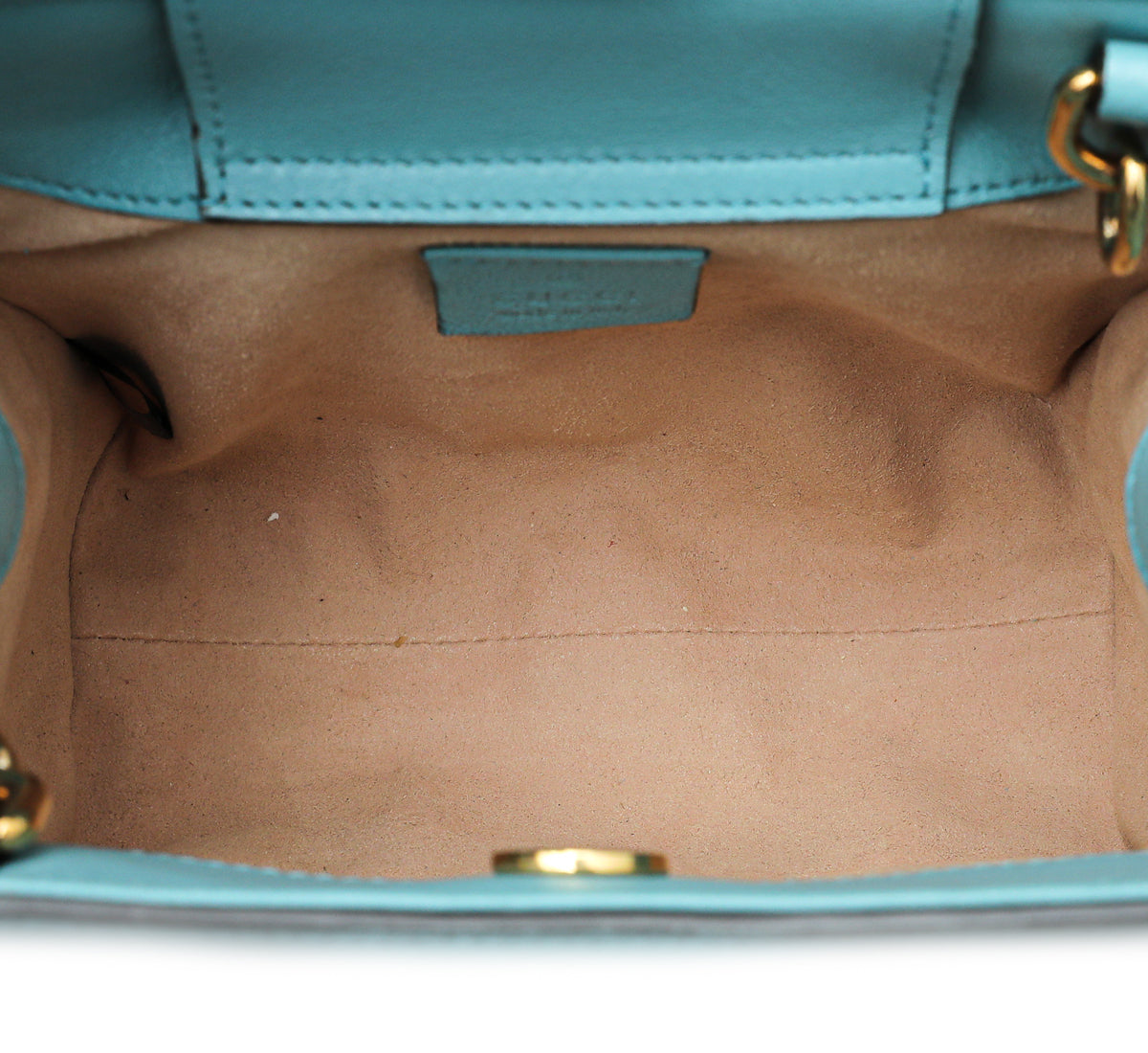 Gucci Light Teal Blue Diana Mini Tote Bag