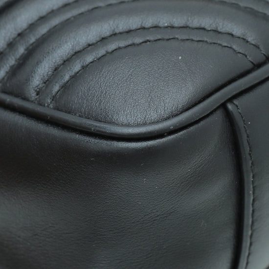 Gucci Black Velvet GG Marmont Mini Belt Bag – The Closet