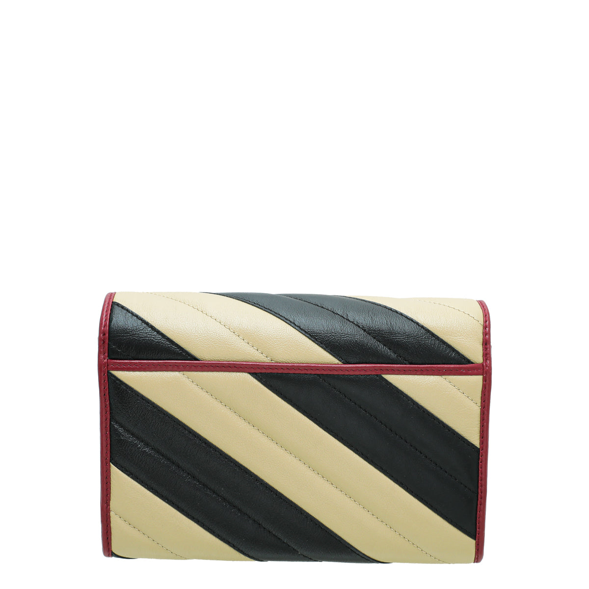 Gucci Bicolor Torchon GG Marmont Chain Wallet-Gucci-THE CLOSET