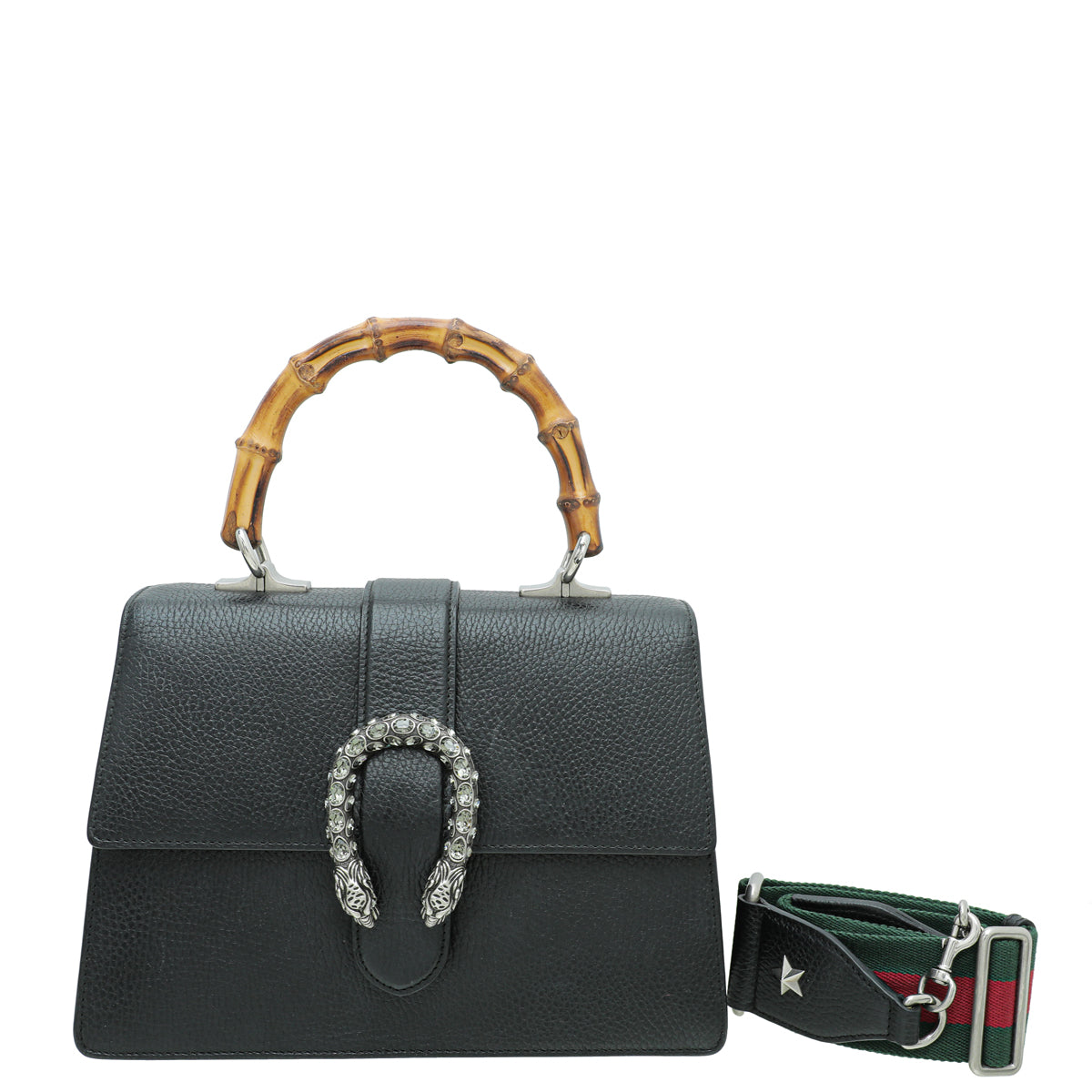Gucci Crystal Dionysus Bamboo Top Handle Medium Bag-Gucci-THE CLOSET