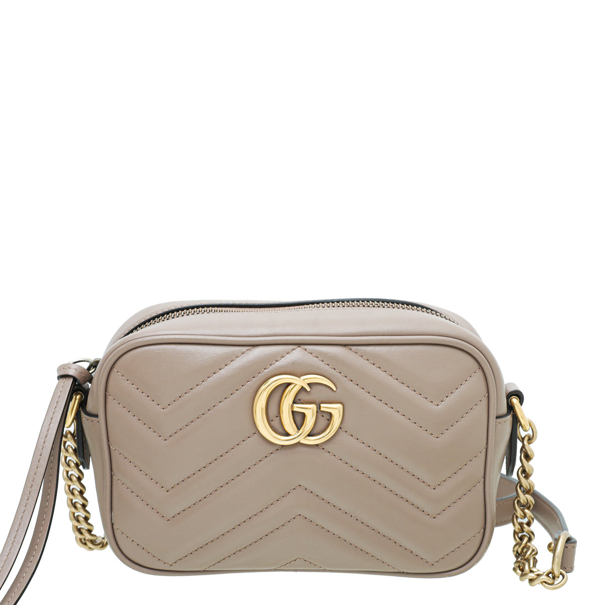 Gucci Dusty Pink GG Marmont Camera Mini Bag-Gucci-THE CLOSET
