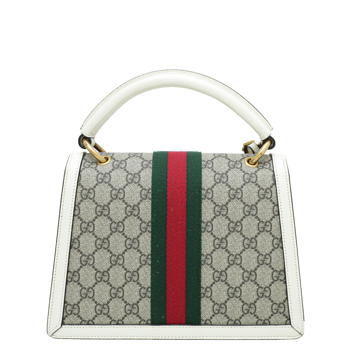 Gucci Bicolor GG Supreme Queen Margaret Top Handle Small Bag