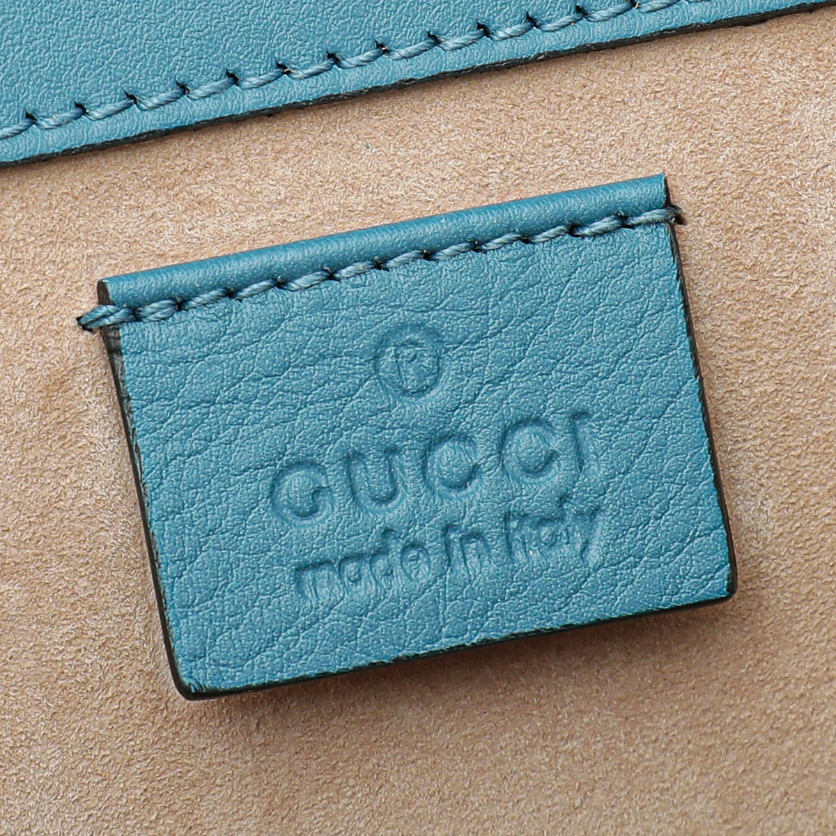 Gucci Marine Blue Python Crystal Embellished "Blind for Love" Dionysus Bag