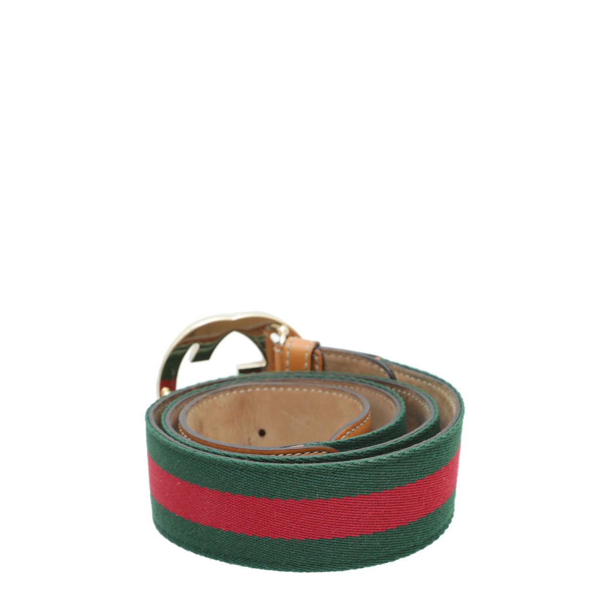 Gucci Tricolor Double G Web Belt 36-Gucci-THE CLOSET