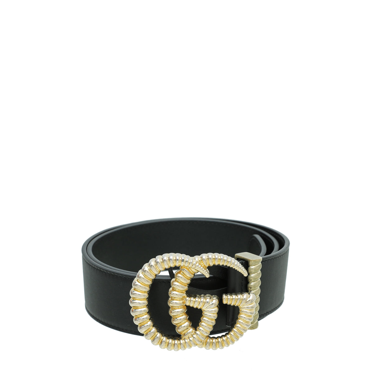 Gucci Black Double G Torchon 40mm Belt 32-Gucci-THE CLOSET