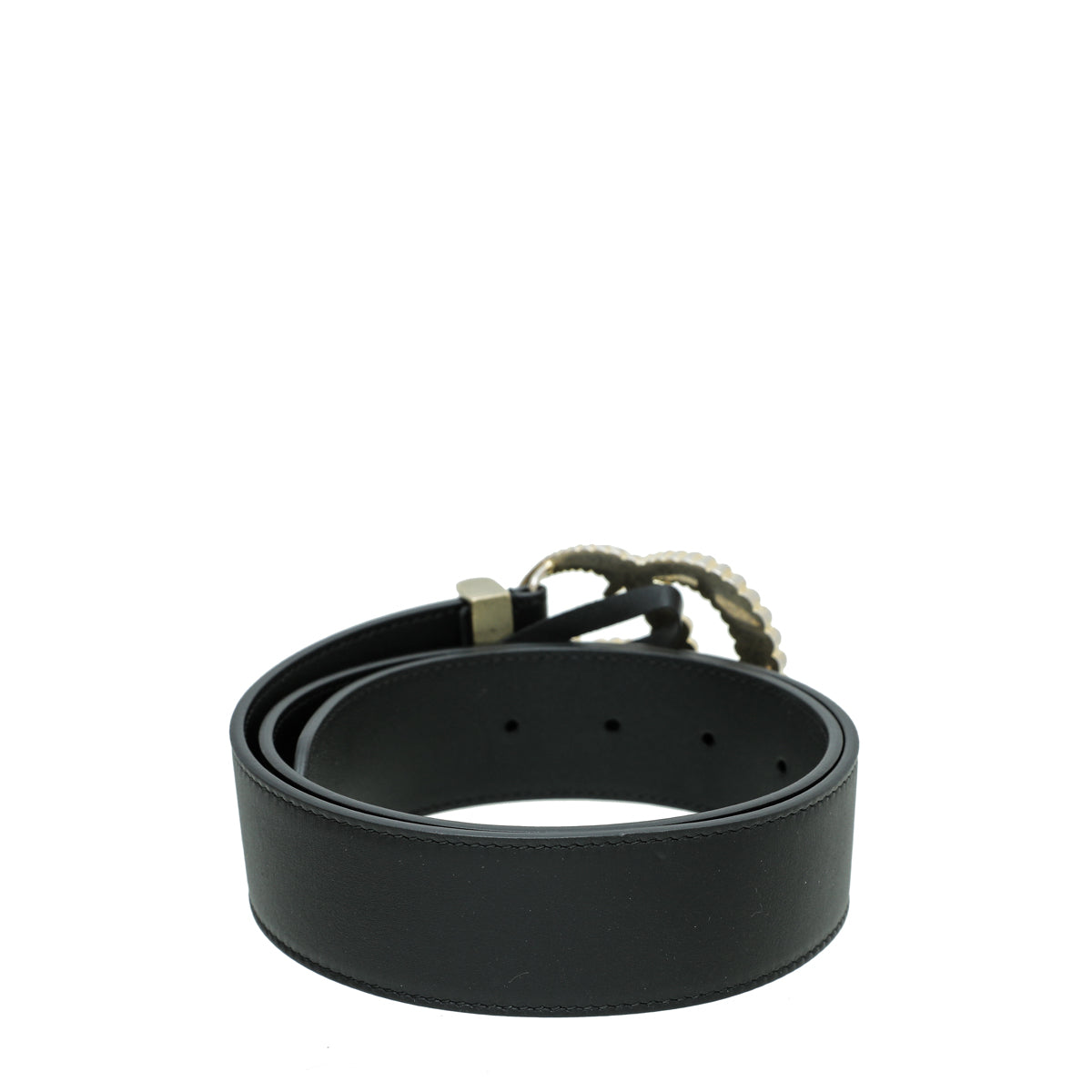 Gucci Black Double G Torchon 40mm Belt 32-Gucci-THE CLOSET