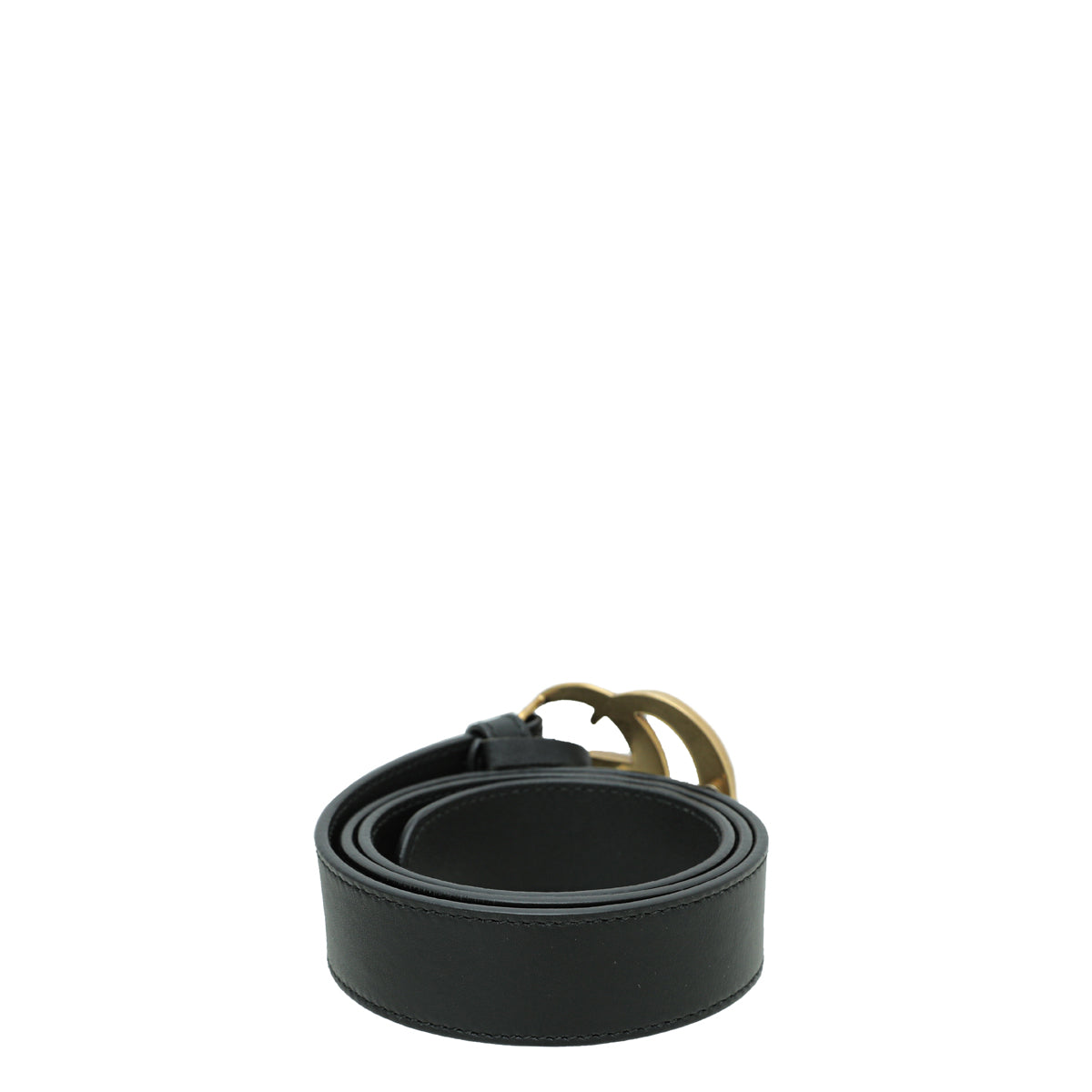 Gucci Black Double G Buckle Belt 30-Gucci-THE CLOSET