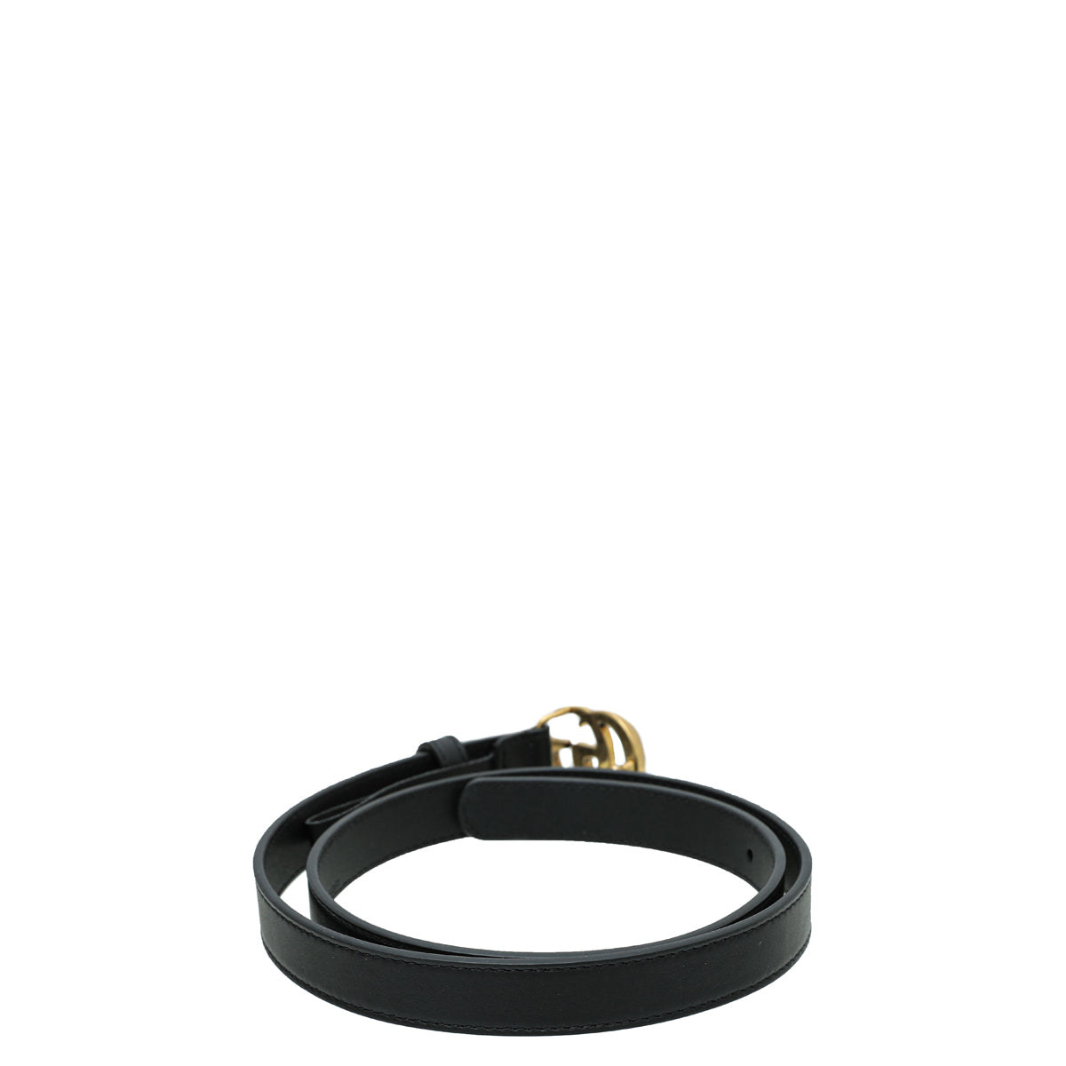Gucci Black Double G Buckle Belt 30-Gucci-THE CLOSET