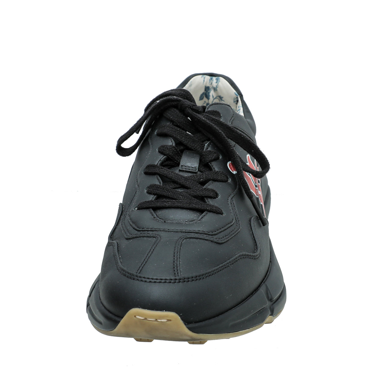 Gucci Black Rhyton LA Angels Print Sneaker 7.5-Gucci-THE CLOSET