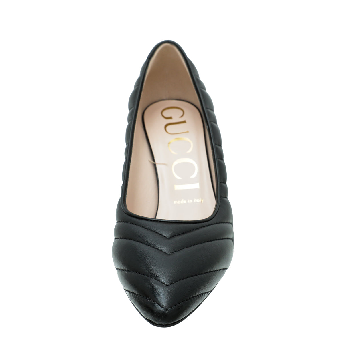 Gucci Black GG Matelasse Pump 38.5-Gucci-THE CLOSET