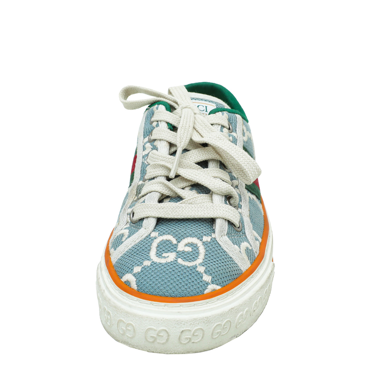 Gucci Bicolor GG Linen Fabric Tennis 1977 Sneaker 36.5-Gucci-THE CLOSET