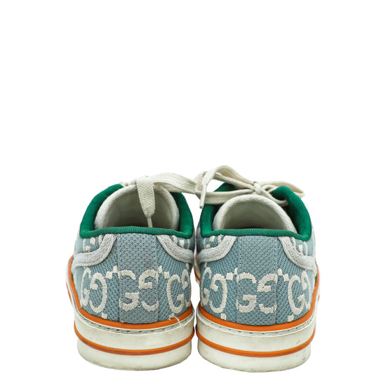 Gucci Bicolor GG Linen Fabric Tennis 1977 Sneaker 36.5