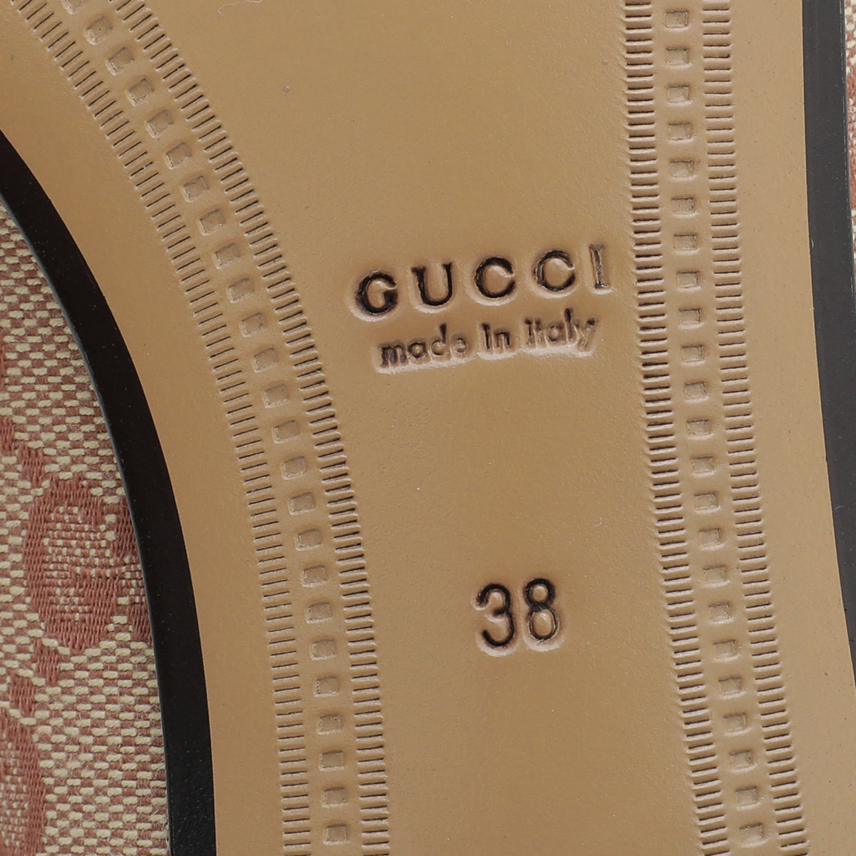 Gucci Bicolor GG Jordaan Loafer 38