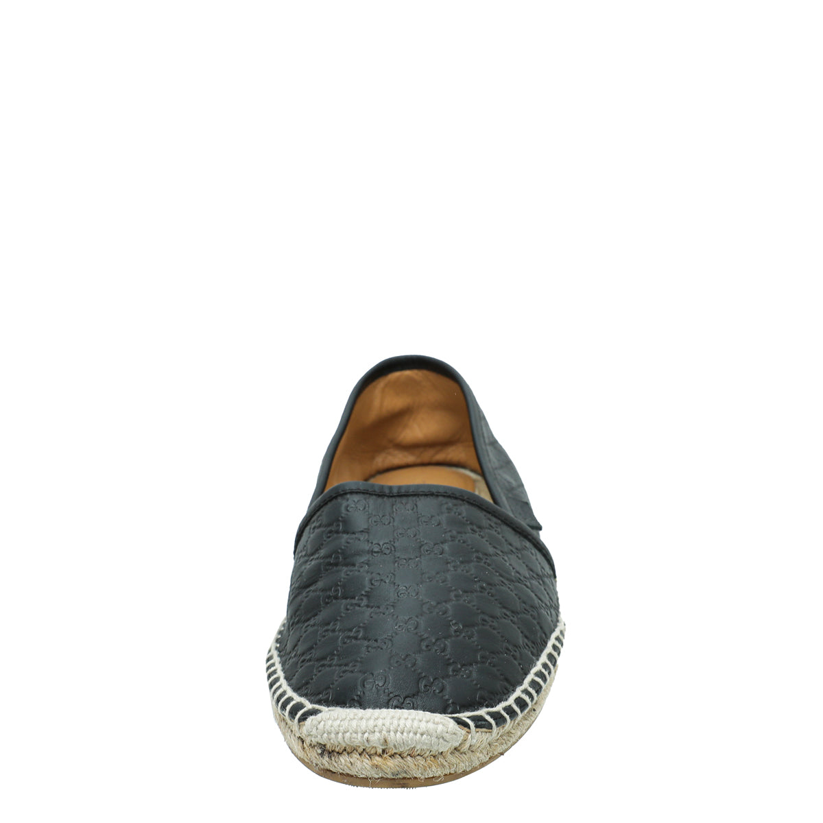Gucci Black GG Microguccissima Espadrille 39.5-Gucci-THE CLOSET