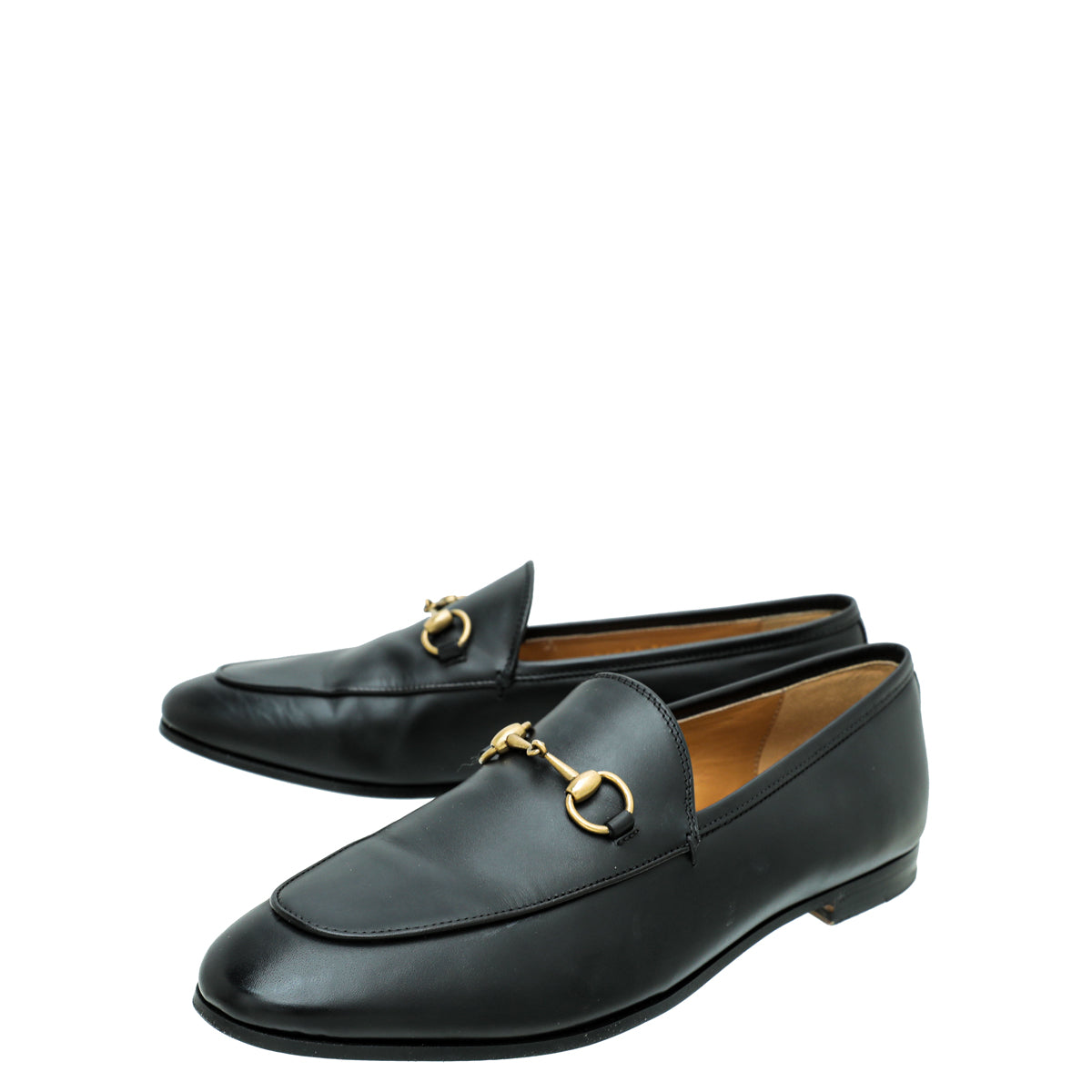 Gucci Black Jordaan Horsebit Loafer 39-Gucci-THE CLOSET