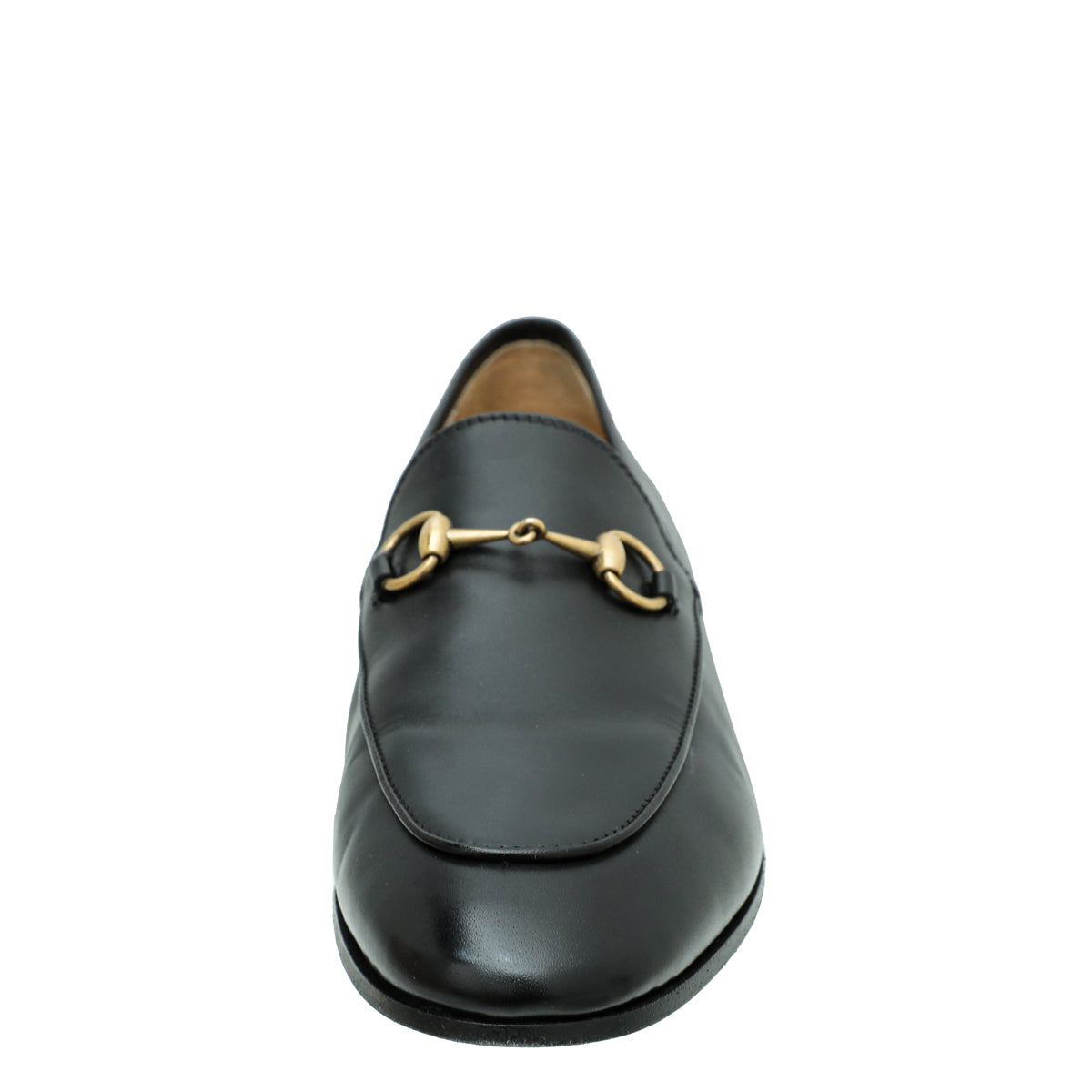 Gucci Black Jordaan Horsebit Loafer 39-Gucci-THE CLOSET