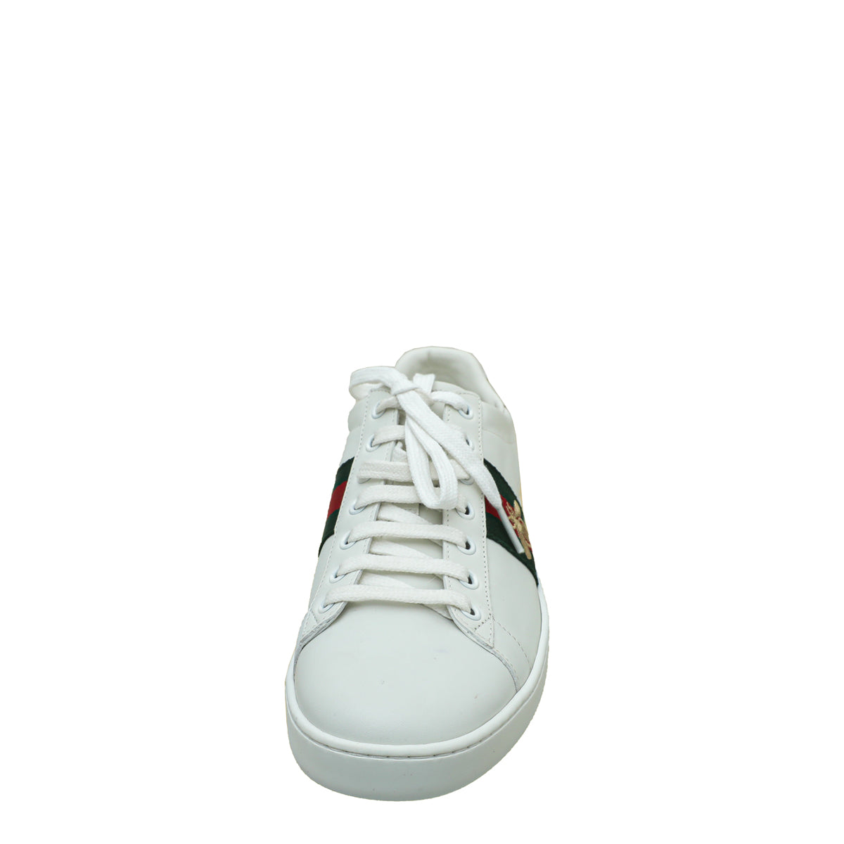 Gucci White Ace Bee Embroidered Sneakers 38-Gucci-THE CLOSET