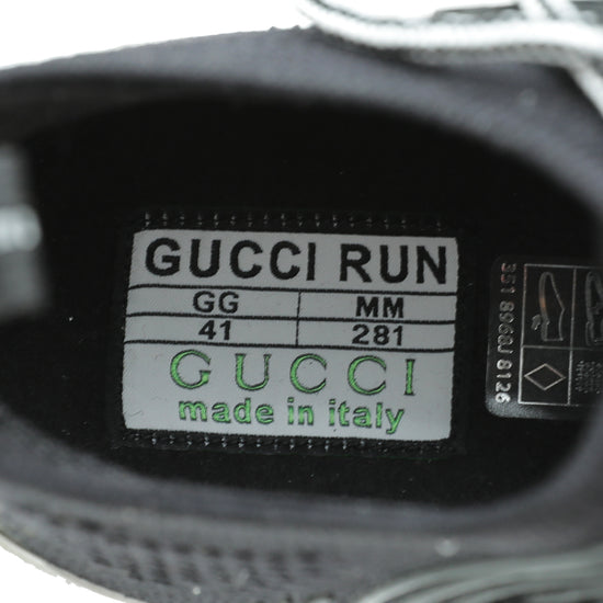 Gucci Black GG Run Men's Sneaker 41
