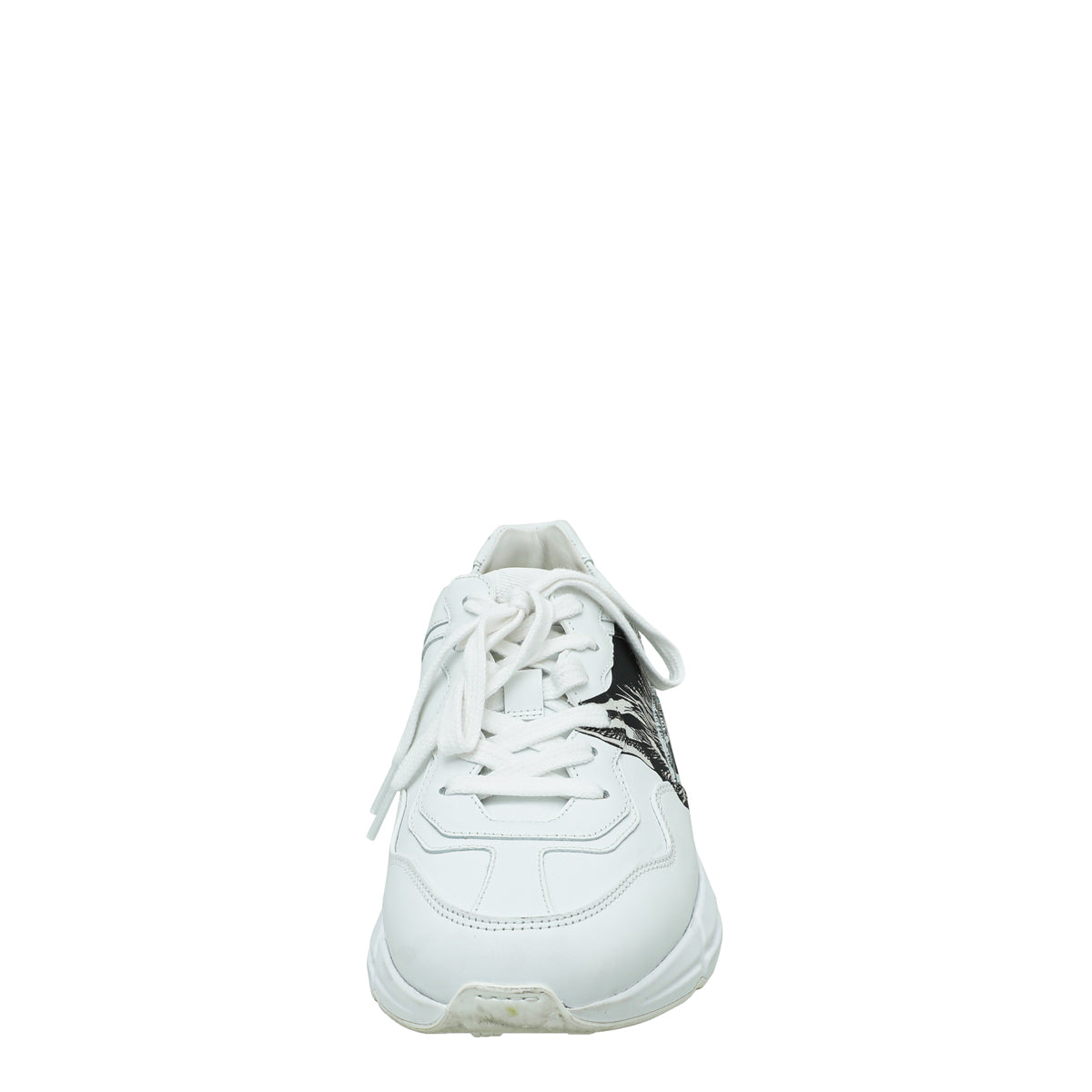Gucci White Rhyton Mystic Cat Print Sneaker 37.5