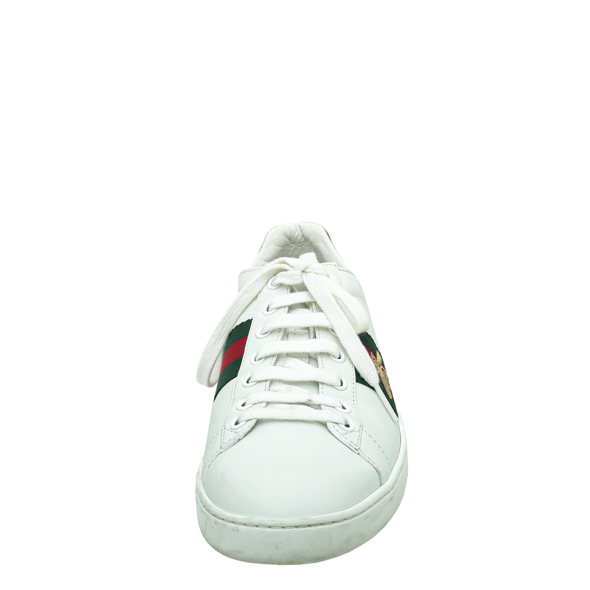 Gucci White Ace Sneakers 38-Gucci-THE CLOSET