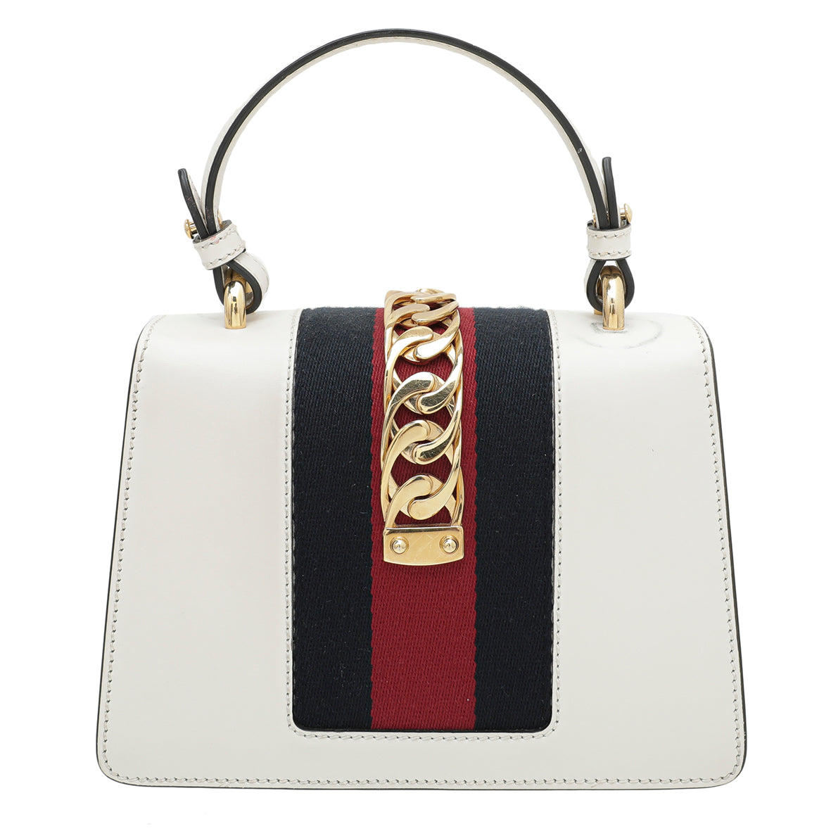 Gucci White Sylvie Floral Embroidered Mini Bag-Gucci-THE CLOSET