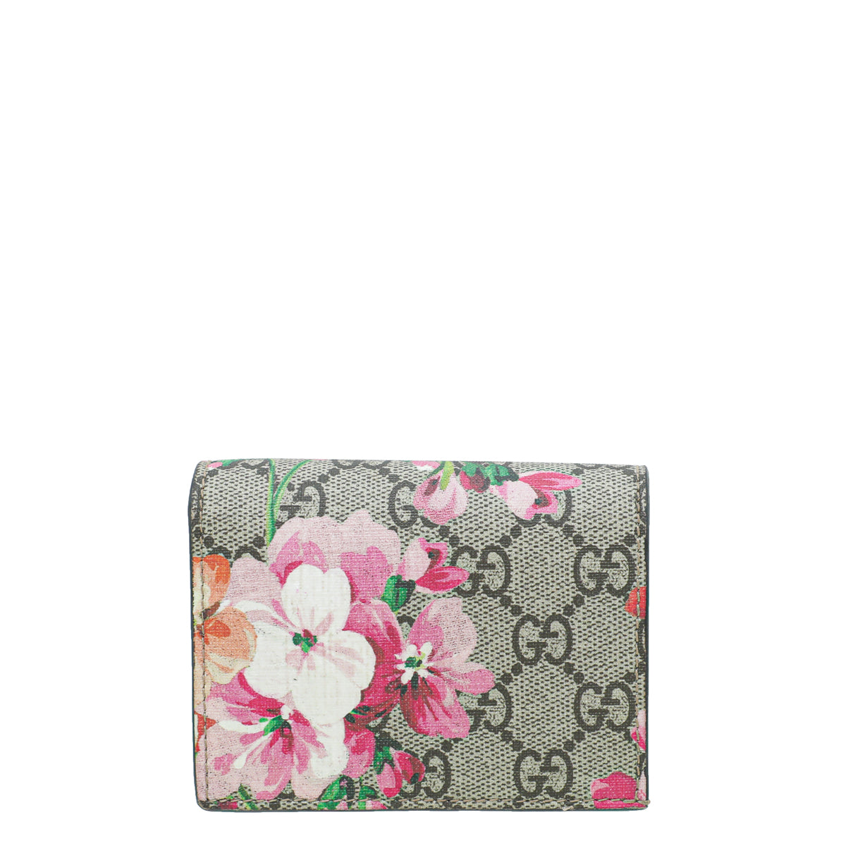 Gucci Bicolor GG Supreme Blooms Card Case Wallet-Gucci-THE CLOSET