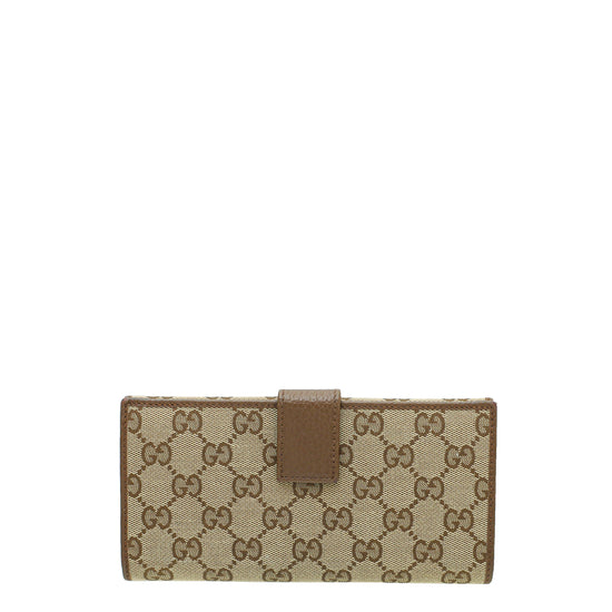 Gucci Ebony GG French Wallet