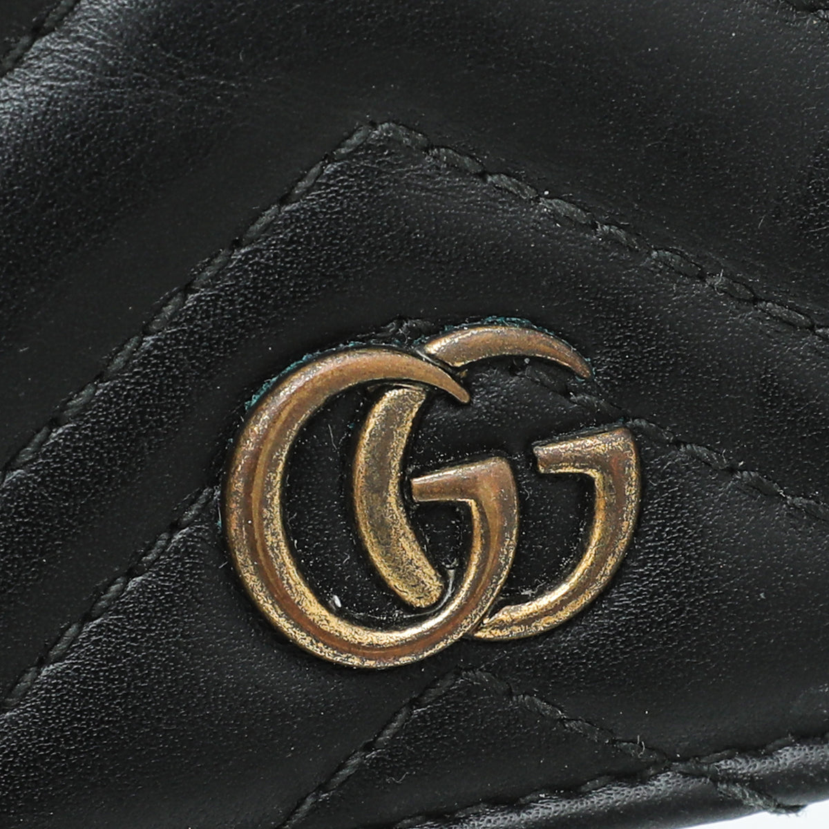 Gucci Black GG Marmont Card Case