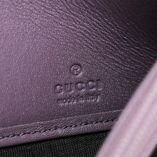 Gucci Light Mauve Nice Microguccissima Long Wallet