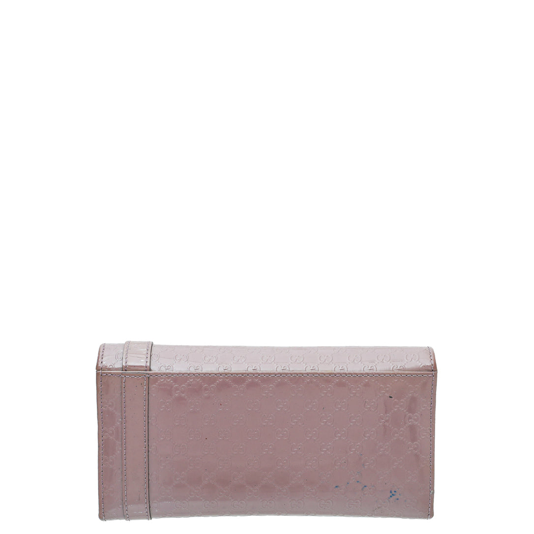 Gucci Light Mauve Nice Microguccissima Long Wallet-Gucci-THE CLOSET