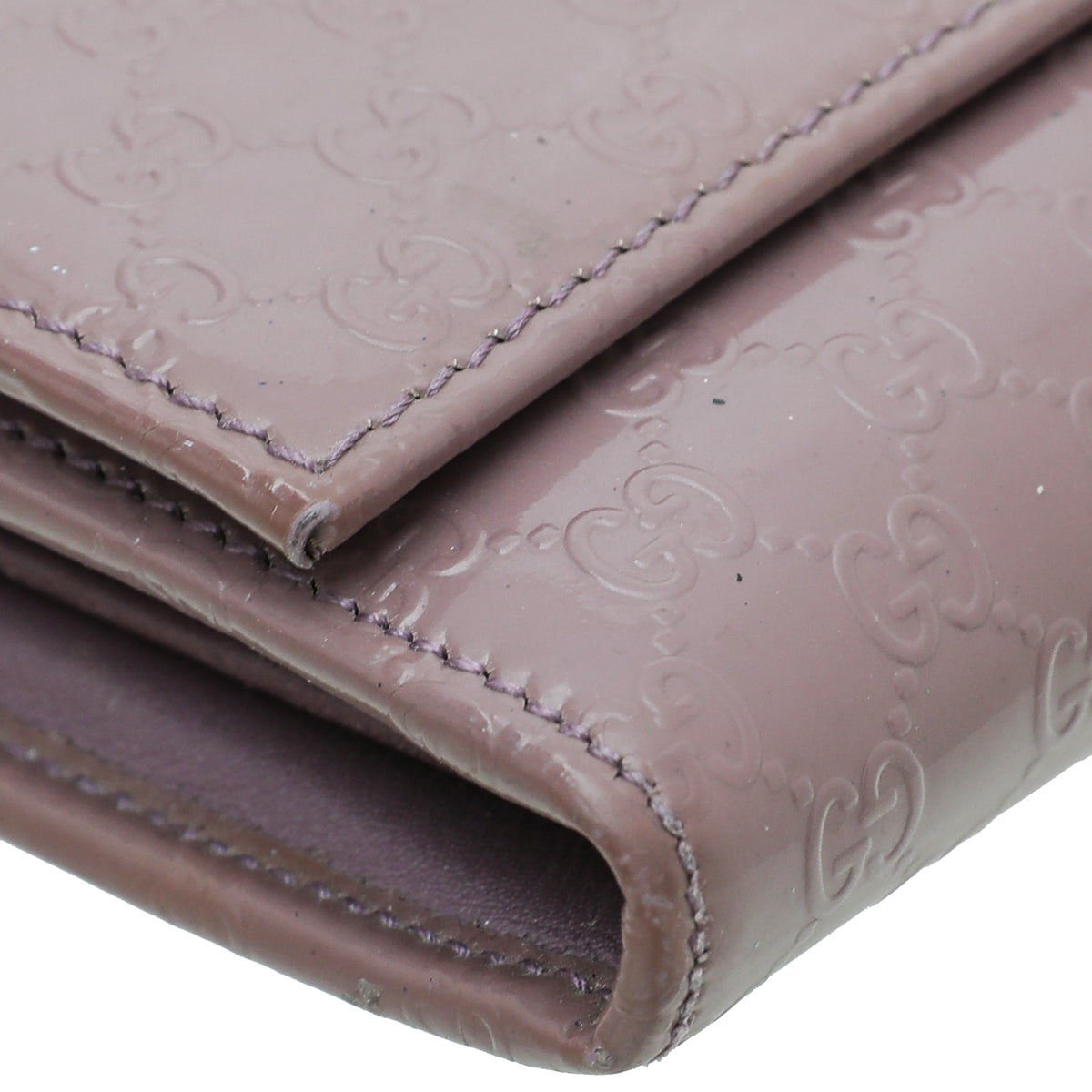 Gucci Light Mauve Nice Microguccissima Long Wallet