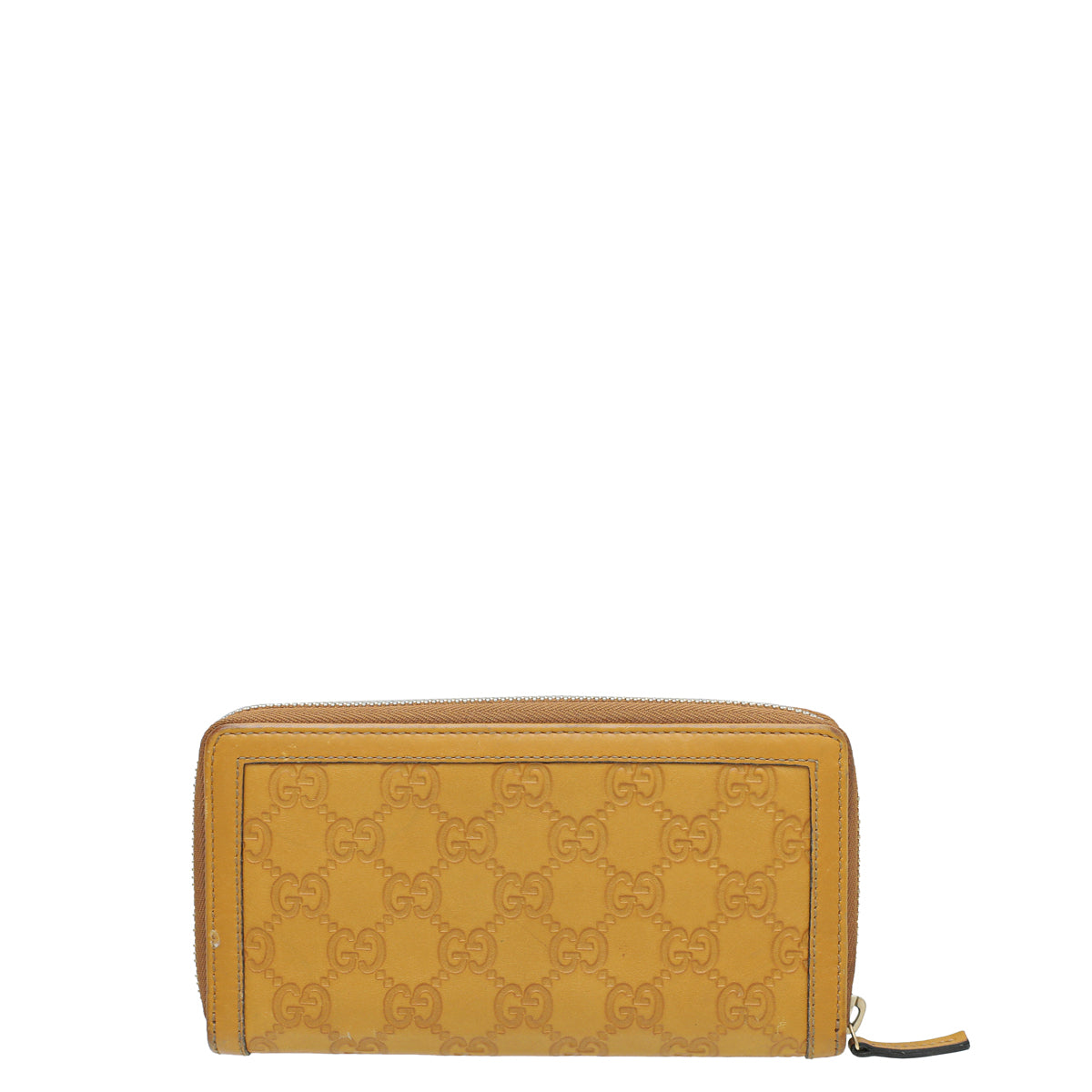 Gucci Mustard GG Guccissima Sukey Zip Around Wallet-Gucci-THE CLOSET
