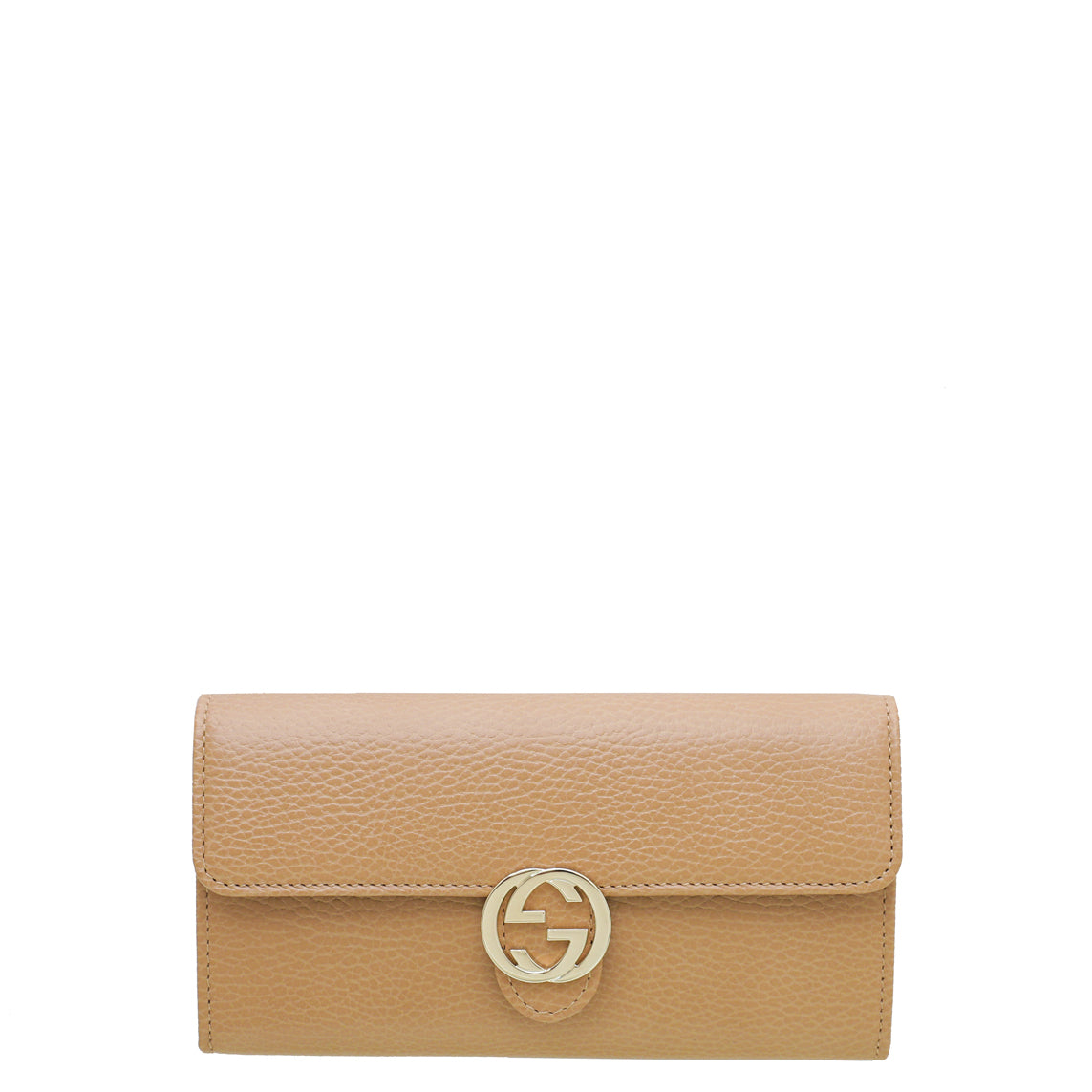 Gucci Light Caramel Dollar Interlocking G Wallet-Gucci-THE CLOSET