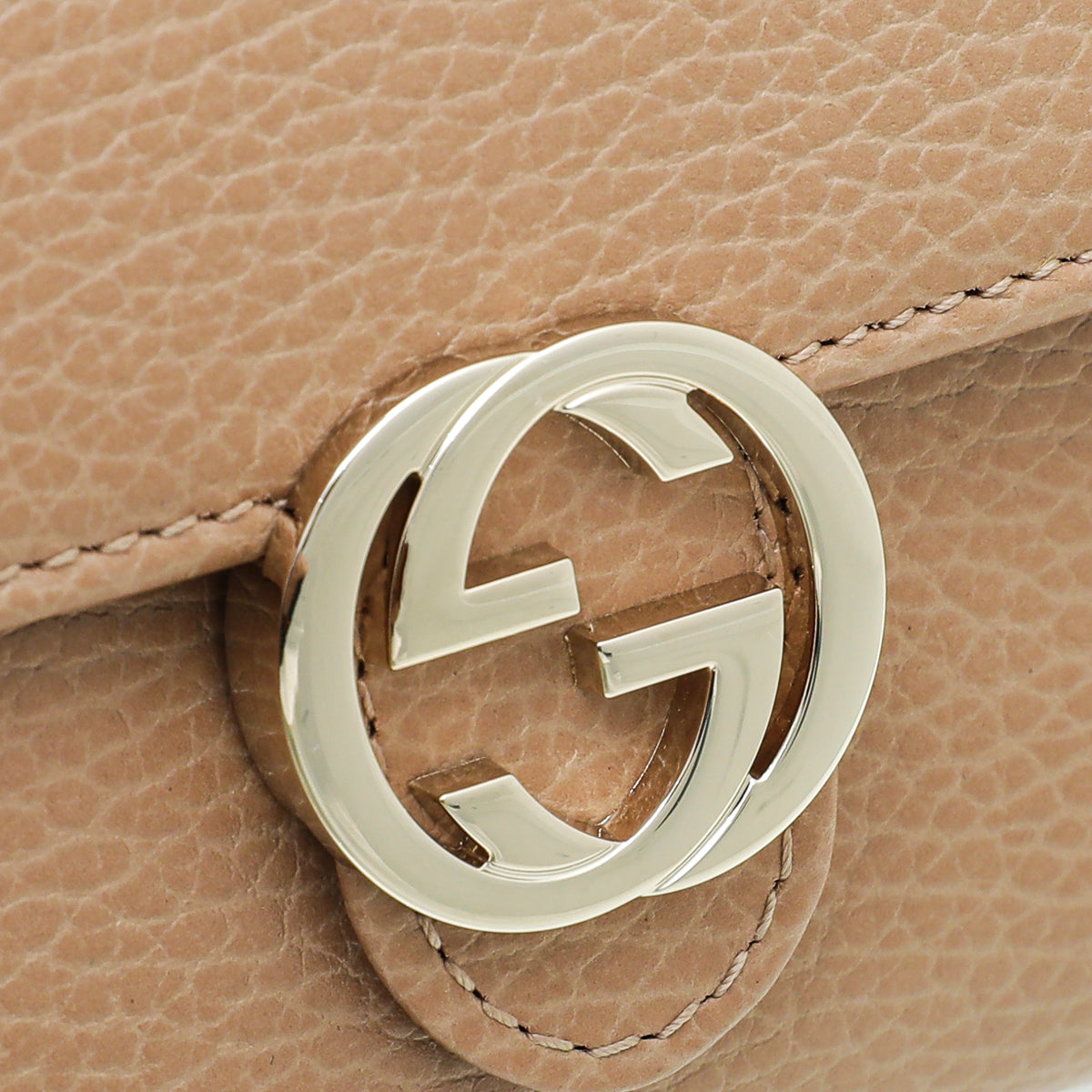 Gucci Light Caramel Dollar Interlocking G Wallet