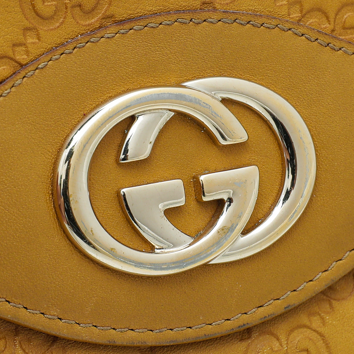 Gucci Yellow Guccissima Sukey Continental Wallet
