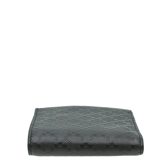 Gucci Black Diamante Bi-Fold Wallet