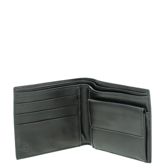 Chanel Bicolor Women's Leather Bill Wallet (bi-fold) Black