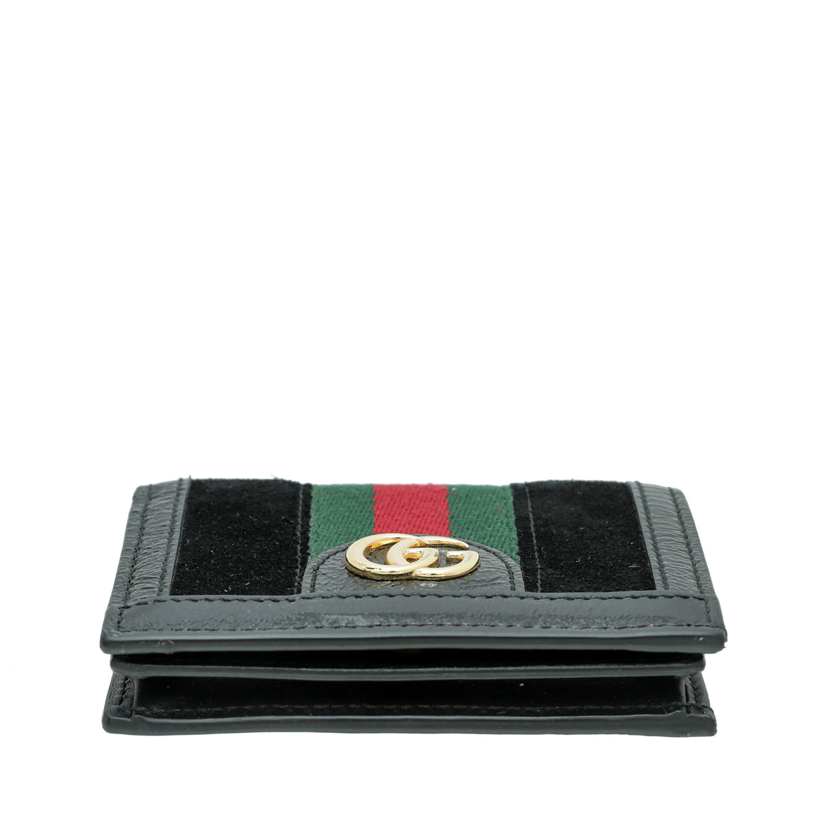 Gucci Black GG Ophidia Card Case Wallet