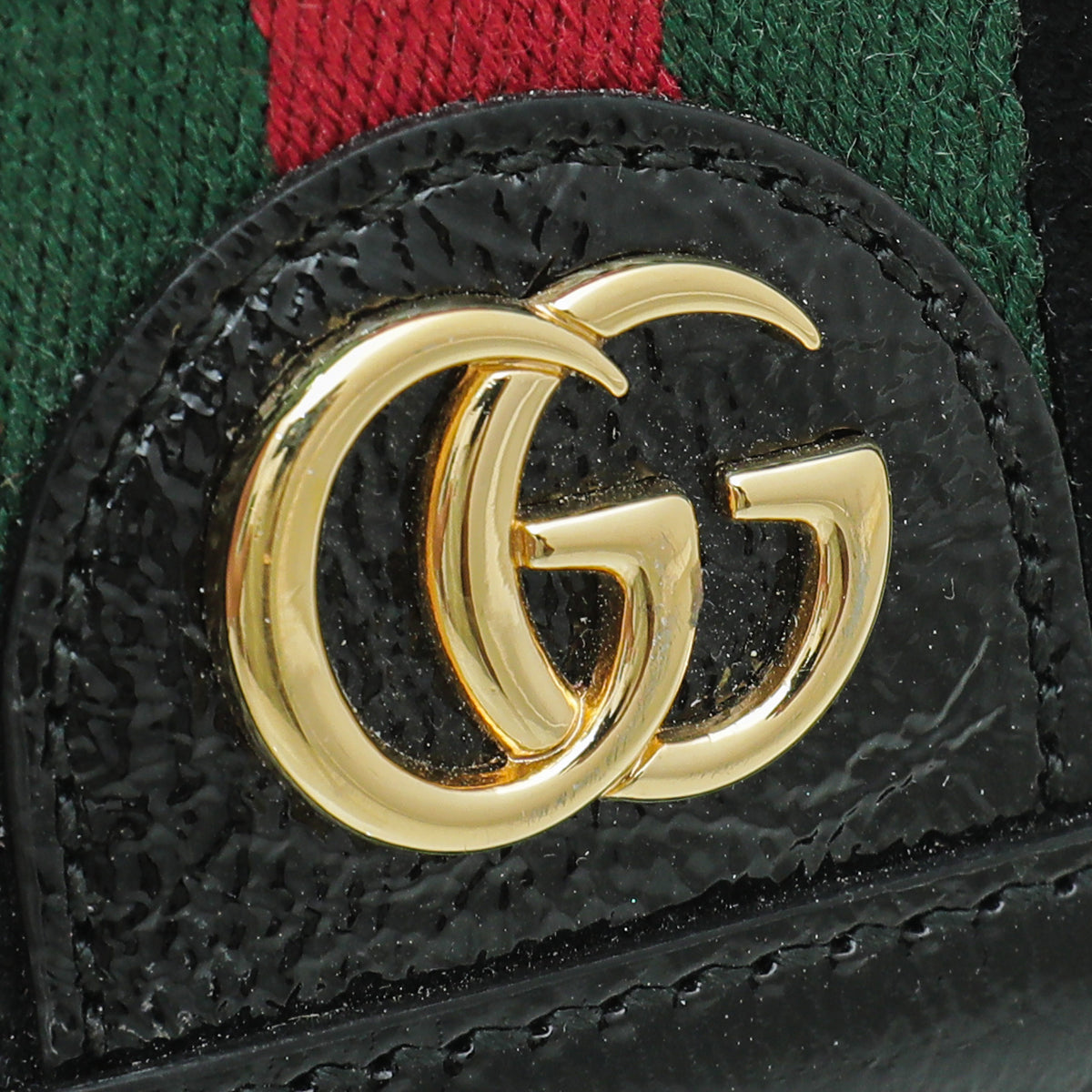 Gucci Black GG Ophidia Card Case Wallet