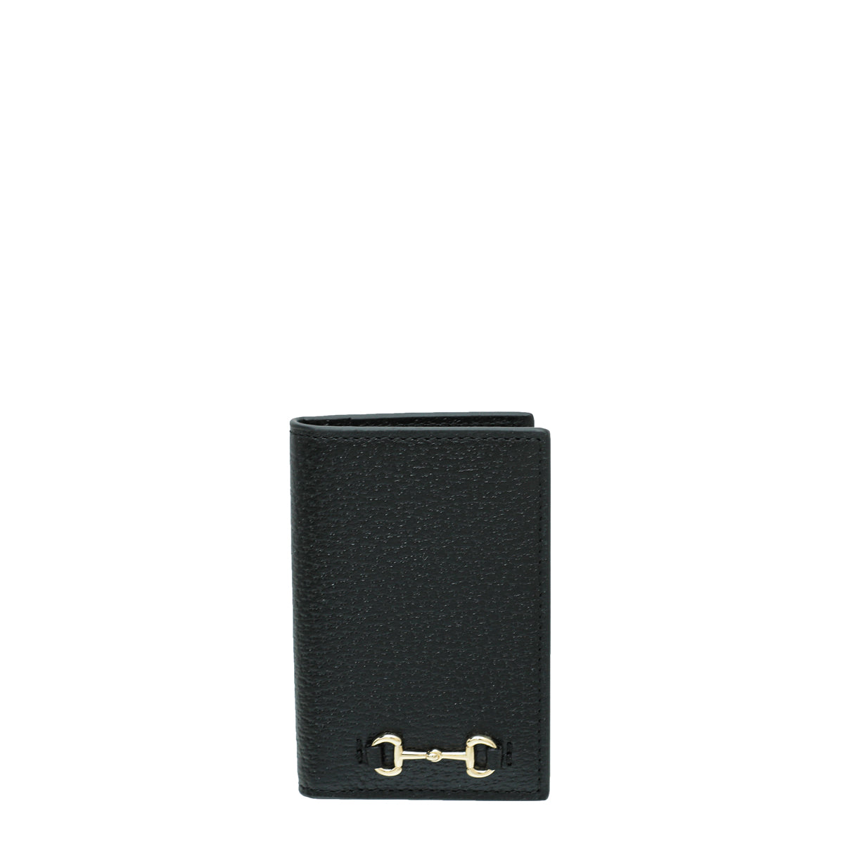 Gucci Black Horsebit Card Case-Gucci-THE CLOSET