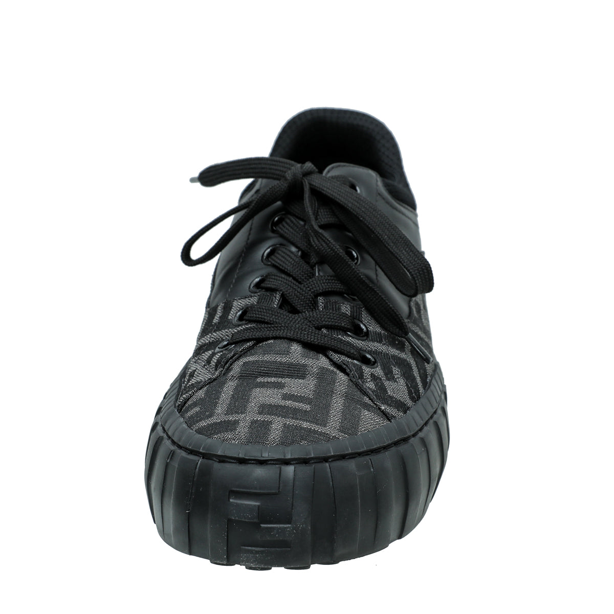Fendi Black Zucca Force Sneaker 7-Fendi-THE CLOSET
