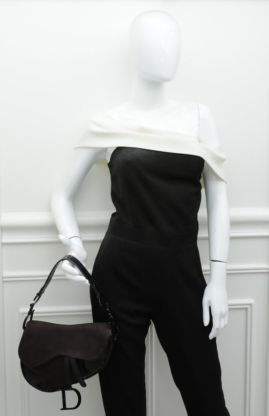 Christian Dior Bicolor Saddle Medium Bag