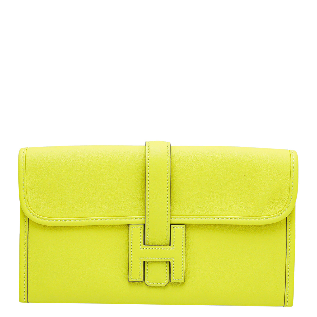 Hermes Jaune De Naples Jige Duo trio Wallet-Hermes-THE CLOSET