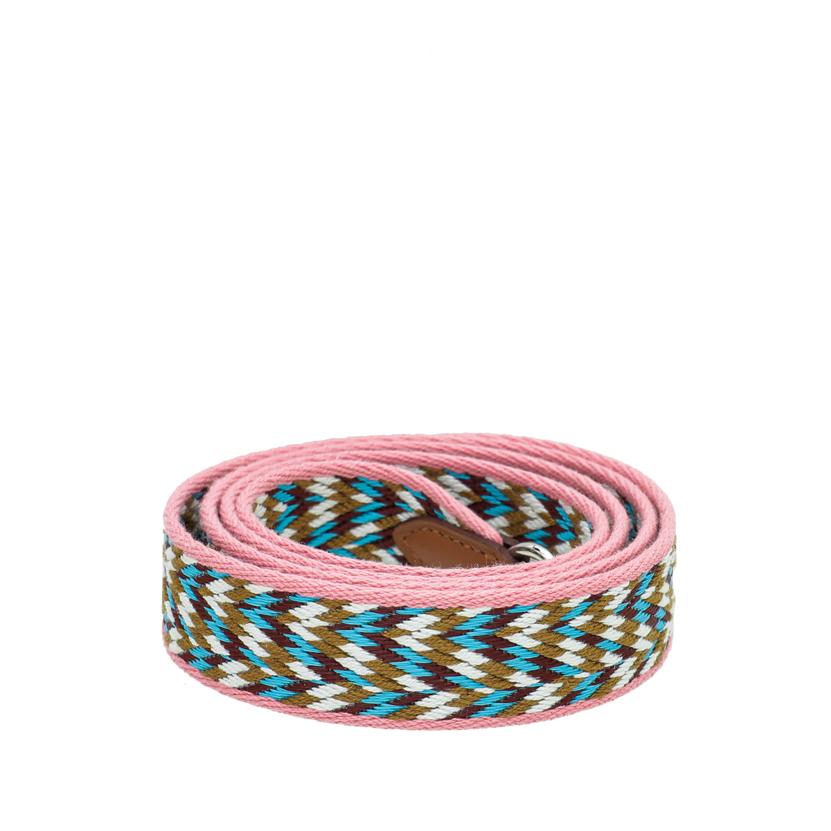 Hermes Rose d'Ete Multicolor Sangle Clave 25mm Bag Strap-Hermes-THE CLOSET