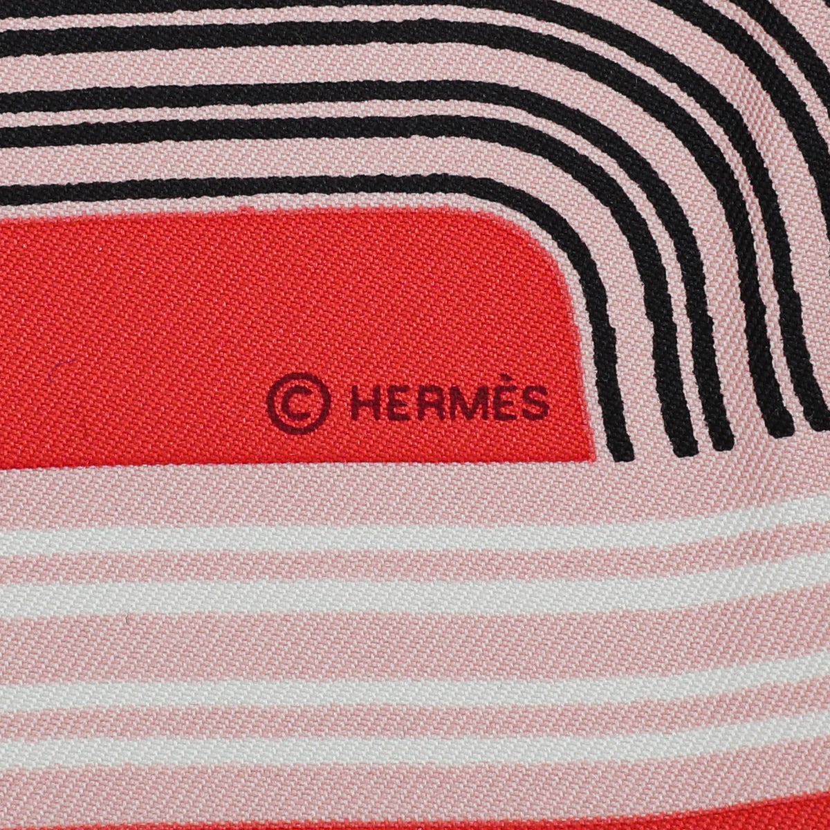 Hermes Tricolor Garde-Robe Pop Detail Scarf