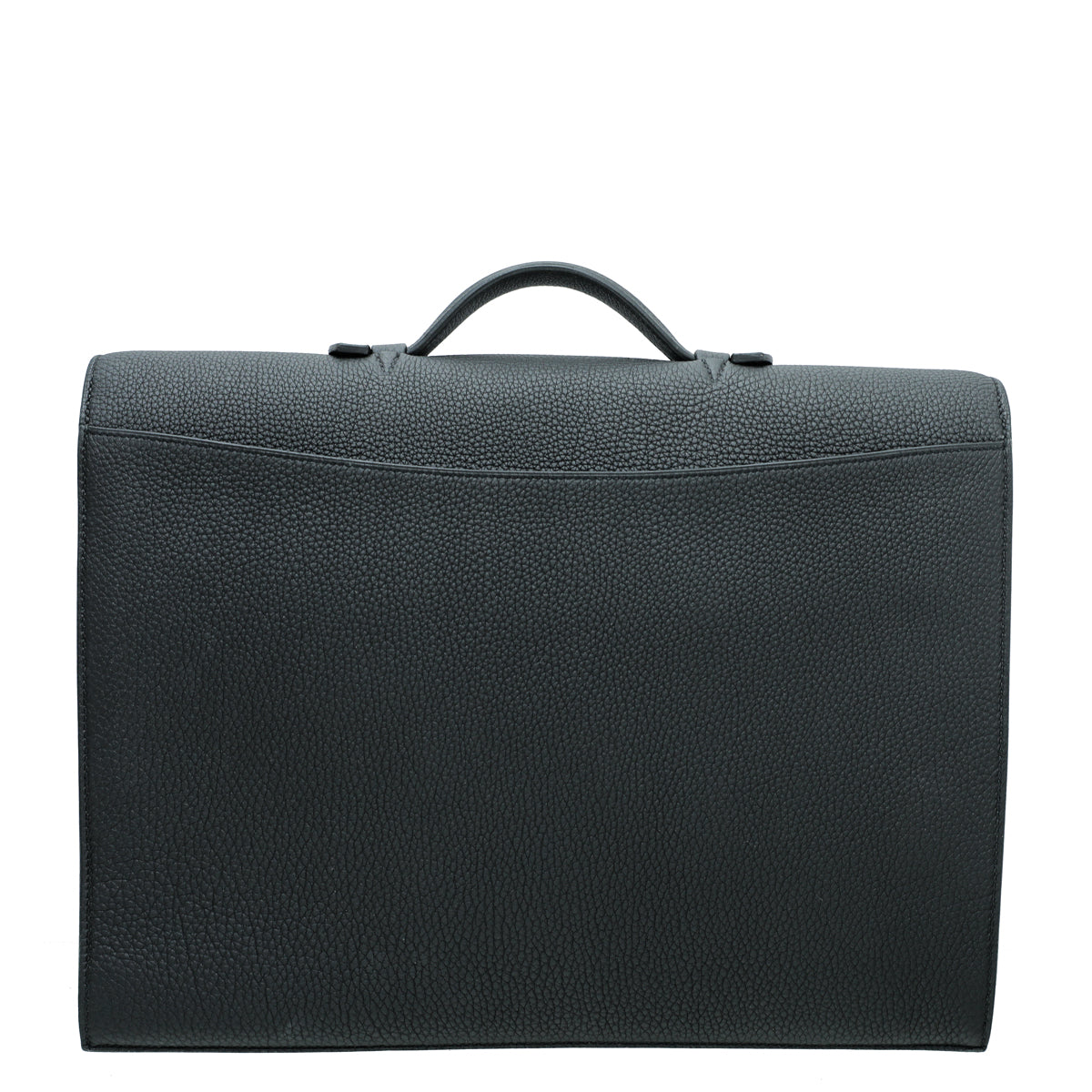 Hermes Noir Sac a Depeches 2 Messenger Bag-Hermes-THE CLOSET