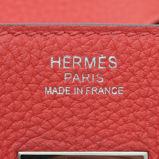 Hermes Rouge Tomate Birkin 30 Bag