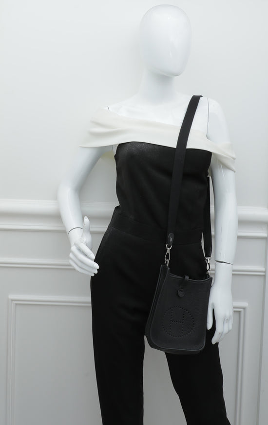 Hermes Noir Wooly Evelyne TPM Bag – The Closet