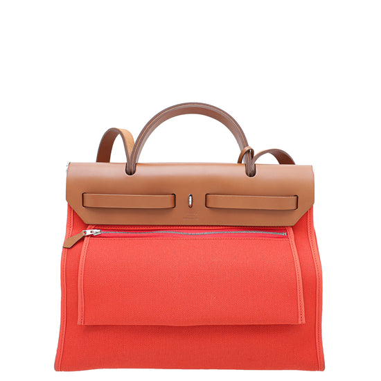 Hermes Bicolor Herbag PM Bag W/ Twilly – The Closet
